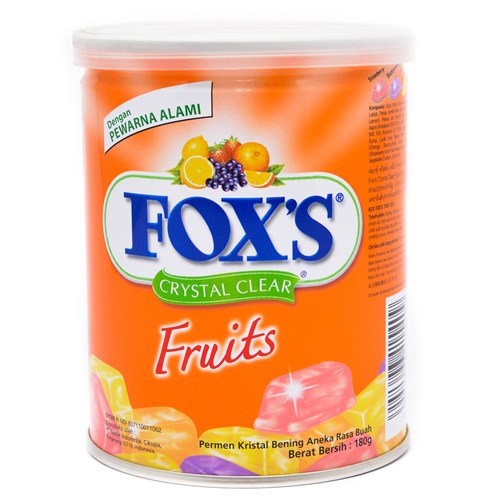 Foxs crystal clear fruits candy box