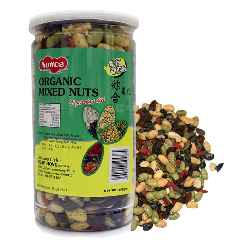 Nuttos Organic Mixed Nuts- 400gm