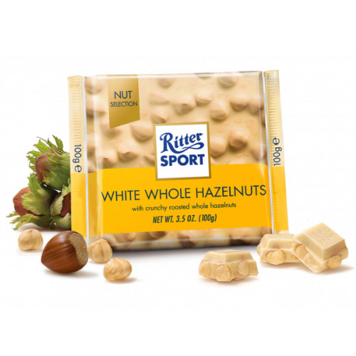 white whole Hazelnuts