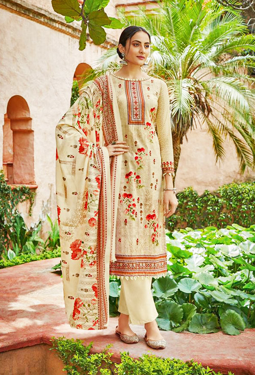 Nude Color Lawn For Her