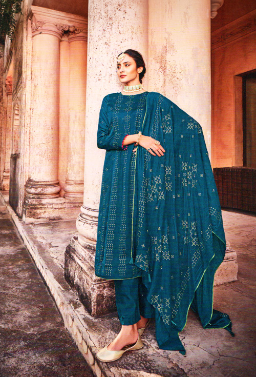 Marlin Blue Color Three Piece