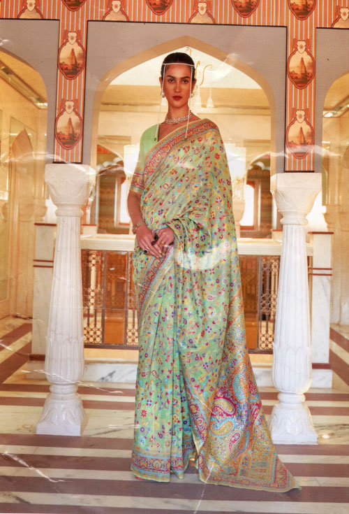 Neo Mint Party Wear Saree