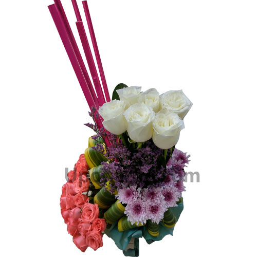 Flower Arrangement With Stick