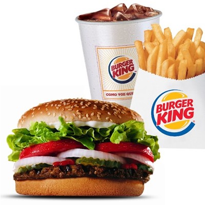 Double Whopper meal by Burger King