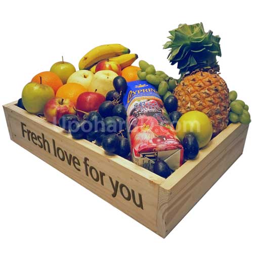 Mix fruit juice basket