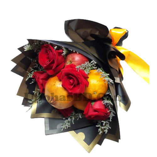 Hand Bouquet Of Fruits