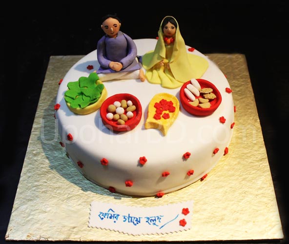 Cake for holud shondha