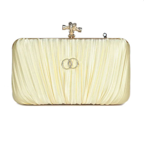 Cream Color MOOCHIE Womenâ€™s Clutch