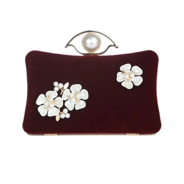 Wine Color MOOCHIE Women’s Clutch