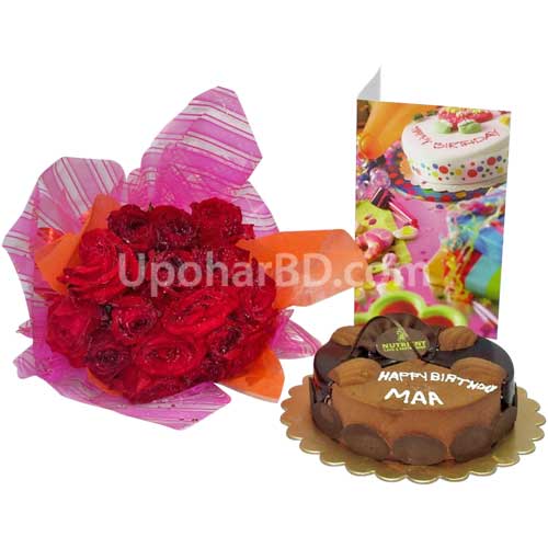 Gift Package With Mr. Baker Cake