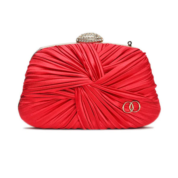 Red Color Ladies Clutch