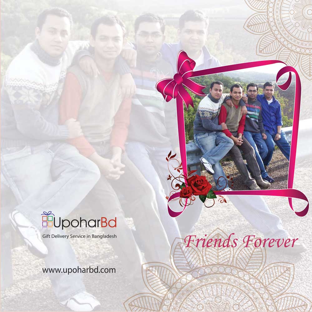 Friendship day photo greetings card