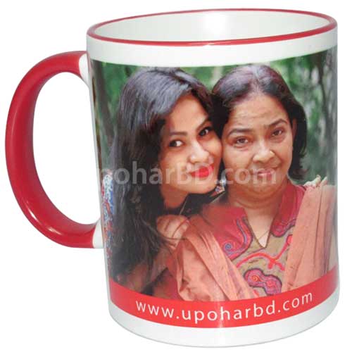 Mug with printed photo
