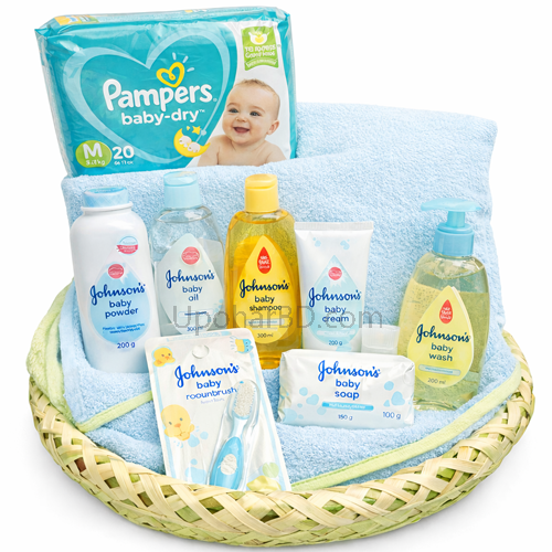 Johnson New born baby Boy Blue Package