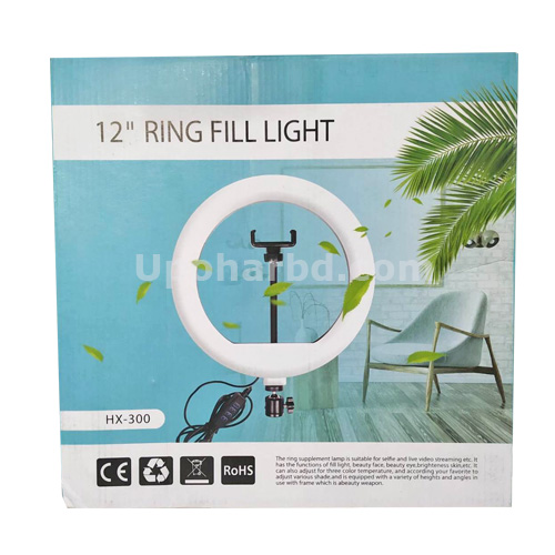 12” LED Fill Ring Light With Stand