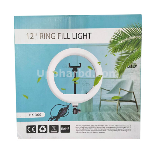12â€ LED Fill Ring Light With Stand