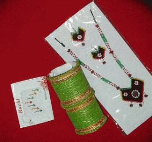 Make your Package: Churi+Tip+Handicraft Mala
