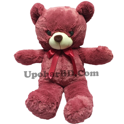 Pink Stuffed Teddy with Heart