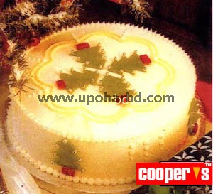 Cake with Christmas design