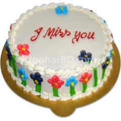 Cake with flower design