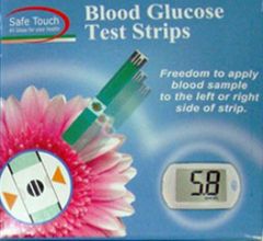 Test strips and needles for Safe Touch diabetic test meter