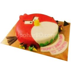 Angry Bird Shape Cake