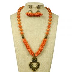 orange color Pearl set