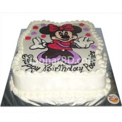Minnie mouse design cake