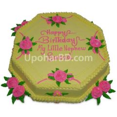 Cake with elegant design