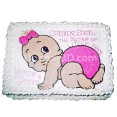 Baby shower cake