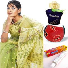 Gift Jamdani sharee and perfume package