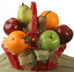 Fruit basket with Anar and Apple