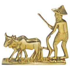 Bronze Made Farmer