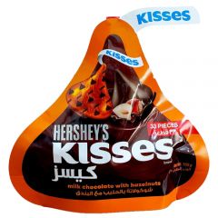 Hershey's Kisses Milk Chocolate With Hazelnuts 150G