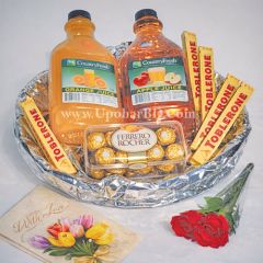 Juice and chocolate package