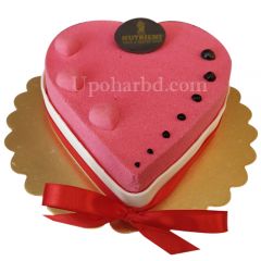Heart shaped Raspberry Mousse Cake