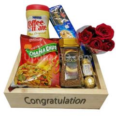 Say Congrats with a custom gift box