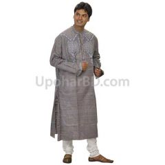 Ash colour cotton panjabi