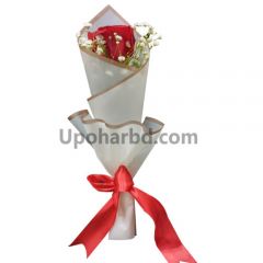 Single Rose Stick Red