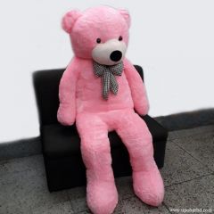 Big teddy bear in pink