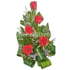 Simply Radiant Red Flower arrangement