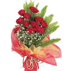 Elegant Red Rose Bouquet